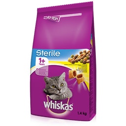 WHISKAS® granule Sterile s kuracím 1,4kg image