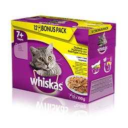 WHISKAS® kapsičky 7+ hydinový výber v želé 12 x 100g image